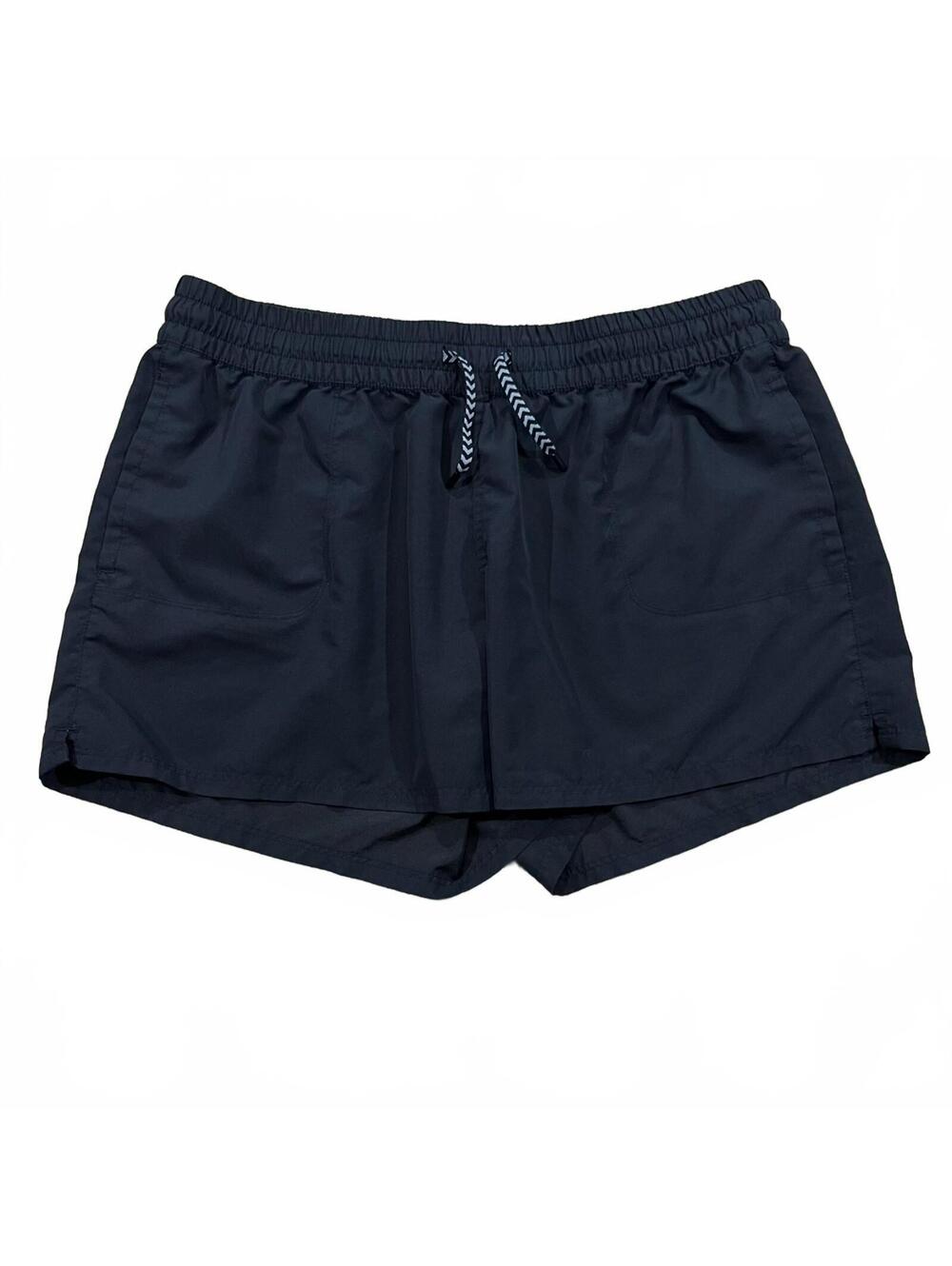 The North Face Womens Black Athletic Pull On Shorts Size Large